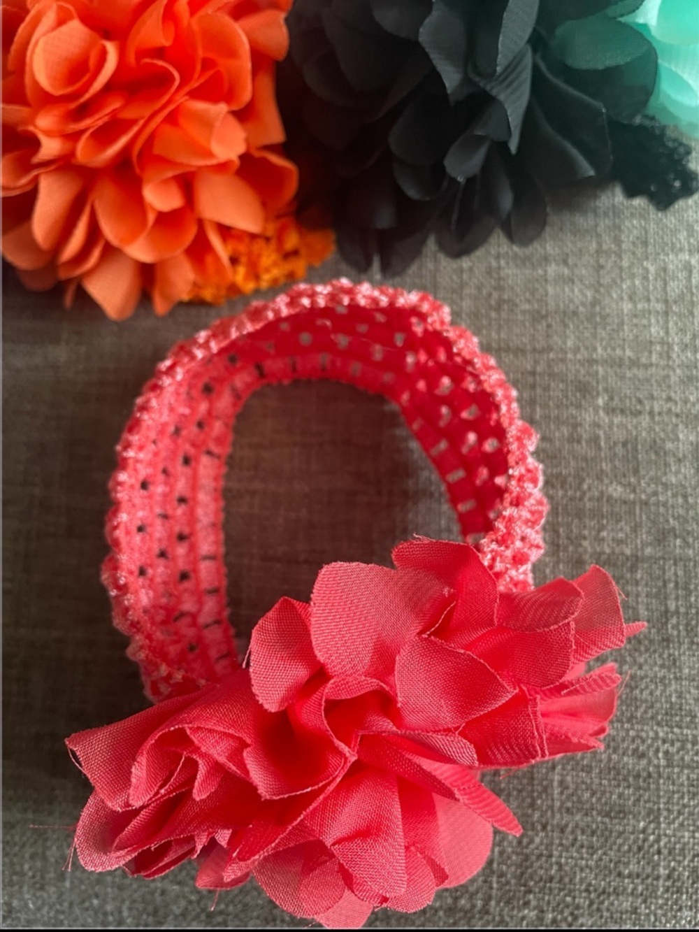 Kids Flower Hair Band Set of 14 – Multi-Color Floral Accessories
